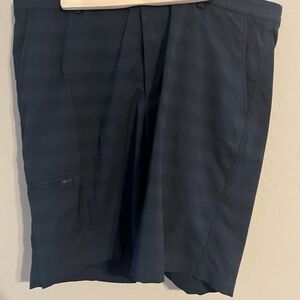 Greg Norman Collection Dark Blue Flat Front Shorts